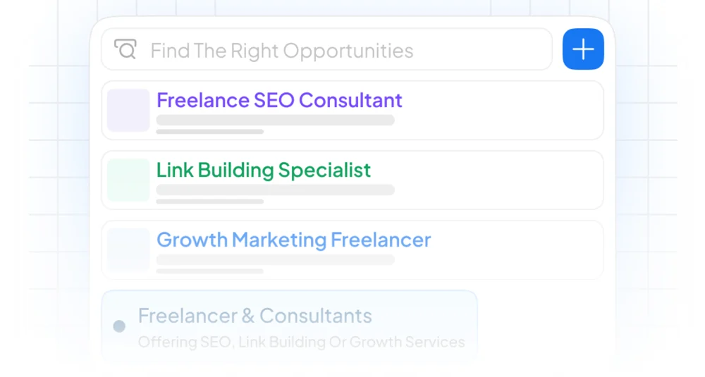 Freelancers & Consultants